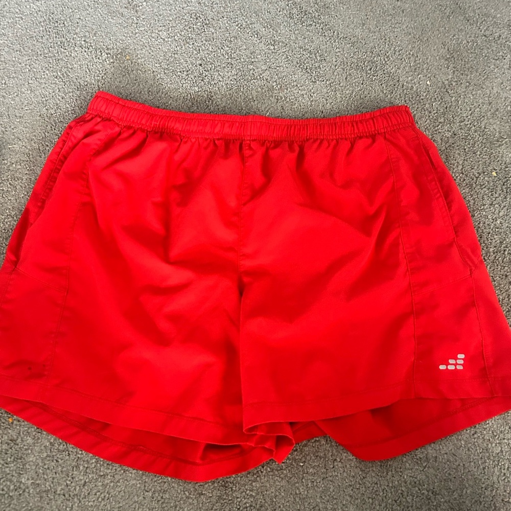 BCG Vivid Red Athletic Shorts